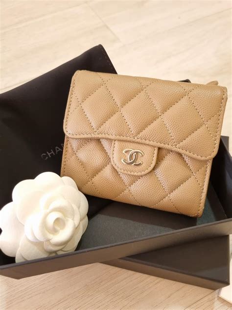 chanel classic wallet beige|Chanel classic wallet price singapore.